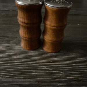 Wooden Salt and Pepper Shaker Set